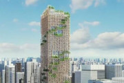 住友林業、地上70階建ての木造高層ビル実現へ　これまで11階建て以上の木造建築物は施工例なし