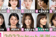 【朗報】「2022年ヒット予測」女優部門トップ10に坂道グループOGからあの2人が選出！！