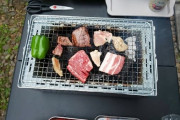 【BBQ】52歳オッサンの晩飯がこちら