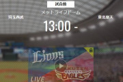 【試合実況】西武スタメン 先発：高橋光成（2020.6.9）