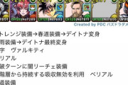 【パズドラ】ヴァルキティ入りデイトナテンプレが判明！相性がヤバすぎるwwwww