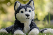 ひらめいた！近所のハスキー犬が好きすぎてぬいぐるみと交換してしまった7歳の少女