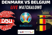 ◆EURO◆B組2節 デンマーク×ベルギー ベルギー後半デ・ブルイネ投入で形勢逆転！デブの1G1Aで逆転勝利！デンマーク連敗