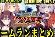 【にじ甲2025】予想外？予想通り？育成期間中最もHRを打ったライバー＆高校は