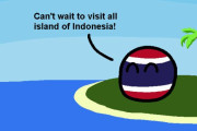 【インドネシア】島跳び旅行【ポーランドボール】