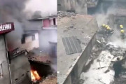 中国で航空機が街中に墜落爆発、死傷者多数「爆発の音が大き過ぎて2km離れた所でも聞こえた」！