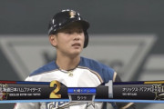 【vsオリックス】日ハム、5回に野村のタイムリーツーベースで勝ち越しに成功！