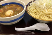 ワイ少食、つけ麺の並盛りでお腹いっぱい
