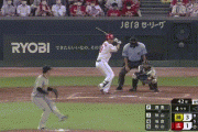 秋山翔吾さん、2打席連続併殺打