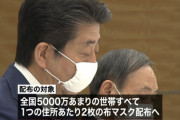 【悲報】ＷＨＯ「布製のマスクはいかなる状況下であっても推奨しない」