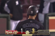 バッテリーミスと山口タイムリーでロッテ2点勝ち越し！岸キラー爆誕！！