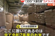 【悲報】コメ専門業者、1300トンの新米の在庫を抱え込んで絶望するｗｗｗｗ