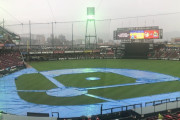 カープvsヤクルトは雨天中止。雨天中止は今季7度目。