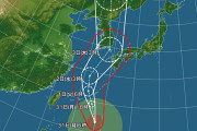 【悲報】台風9号さん　とんでもない軌道を描いてしまう