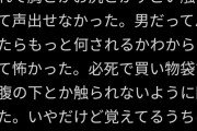 Twitterまんさん「さっき歩いてたら男の人に襲われて怖かった。涙が止まらない」