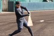 阪神・大山が自主トレ公開　昨季自己最多28本塁打も「ゼロから始まる」　気持ち新た
