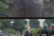 大雨の中、プーチン大統領が無名兵士の墓参りした際に傘を差さなかった理由が男前過ぎる件・・・なお海外の反応は・・・