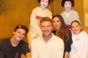 海外の反応「日本のような国は他にない」”大スター”ベッカム一家が来日！金閣、ラーメン、新幹線など日本を満喫