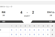 【2軍西武vs.日本ハム】4-2で敗北