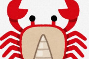【悲報】カニさん、絶体絶命のピンチ・・・