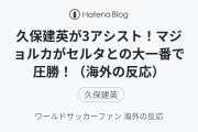 久保建英が3アシスト！マジョルカがセルタとの大一番で圧勝！（海外の反応）