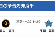 DeNA明日(10/7)の予告先発：平田真吾