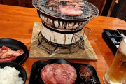 初一人焼肉にきてる（※画像あり）
