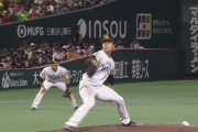ホークス松本晴、5回無失点でプロ初勝利！！お母様、まさかの夢スポ出演ｗｗｗ