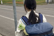 【画像】田舎のJK、リュックに大根ｗｗｗｗｗ