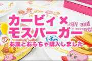 ぼく、モスバーガー×星のカービィコラボ無事買えてご満悦