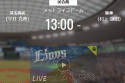 【試合実況】西武スタメン 先発:平井（2021.5.30）