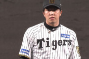 阪神・才木が危険球退場　石原にまさかの頭部死球　甲子園が騒然