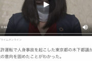 【無免許当て逃げ】木下富美子都議の会見ヤバくて草【逃げきれず辞任へ】