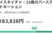 【競馬】ナイスネイチャの寄付額がどえらいことになってる