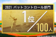 プロ野球選手100人分の1位　バットコントロール部門2021