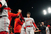 大谷翔平　2.54 4勝0敗 39回 59K WHIP0.87／.307 7本 19打点 5盗塁 OPS.918
