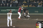 【阪神対楽天2回戦】楽天・辰己、阪神・西純矢から第3号勝ち越しソロホームラン！！！！！