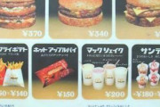 【あの頃に戻りたい】30年前はマクドナルドのハンバーガーが65円だったwwwwwwww（画像あり）