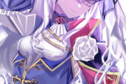 【FGO】第二再臨メリュジーヌイラスト！！　目元の布を上げてるの好きすぎる////////