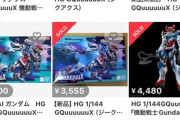 新作ガンプラ、めっちゃ転売されてしまう