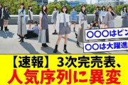 【日向坂46】ミーグリ3次完売表、人気序列に異変…【おひさまの反応集】