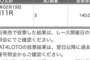 【競馬】レイチェルウーズの単勝に14万賭けました