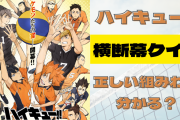 「ハイキュー」横断幕クイズ！学校名とスローガンの正しい組み合わせは？【初級〜上級】