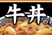 【悲報】吉野家の牛丼、並と大盛りの肉の量を検証した結果ｗｗｗ