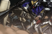 【朗報】ガンダム鉄血さん、戦闘シーンの画面作りがカッコ良過ぎる…（画像あり）