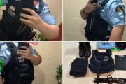 【速報】中国人、精巧すぎる県警の制服を着用してSNS投稿「もし有事が発生した場合は国防動員法発令で大混乱か、このままで日本は大丈夫なのか？」