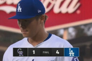 【MLB】ドジャース・山本が6回7安打1失点で6勝目　大谷は1安打1四球1盗塁で通算100盗塁を達成