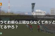いうてお前ら三冠ならなくてホッとしてるやろ？