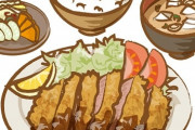 【でか～い!?】このとんかつ定食の大きさ伝わる？