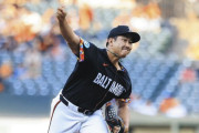 オリオールズ菅野、7回を1失点に抑え9勝目